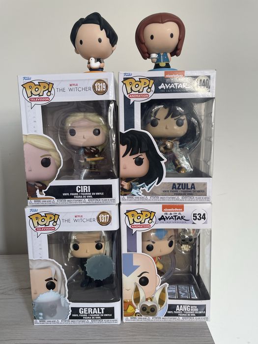 Колекційні фігурки Funko POP! The Witcher  (Netflix) Geralt / Геральт; Ciri / Цирі , Avatar - Azula/Азула