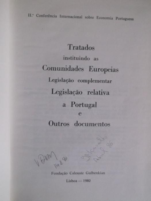 Tratados instituindo as Comunidades Europeias