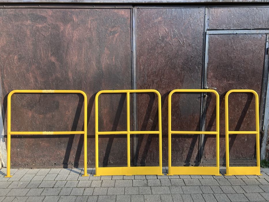 Bariery barierki ochronne przemysłowe magazynowe metalowe