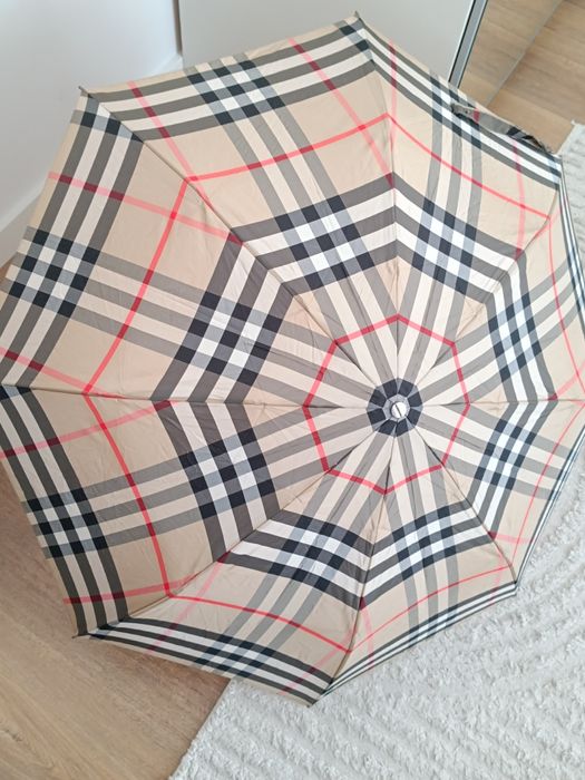 Burberry składana parasolka w kratę Burberry