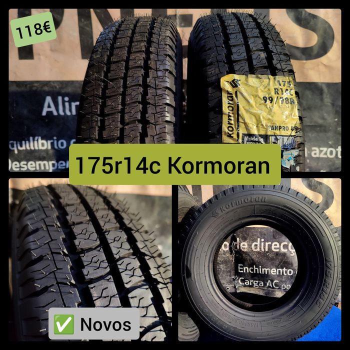 Pneus novos 175r14C  205/40r17 225/60r16