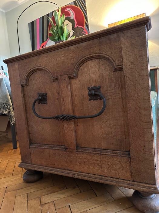 Duńska sofa typu skrzynia