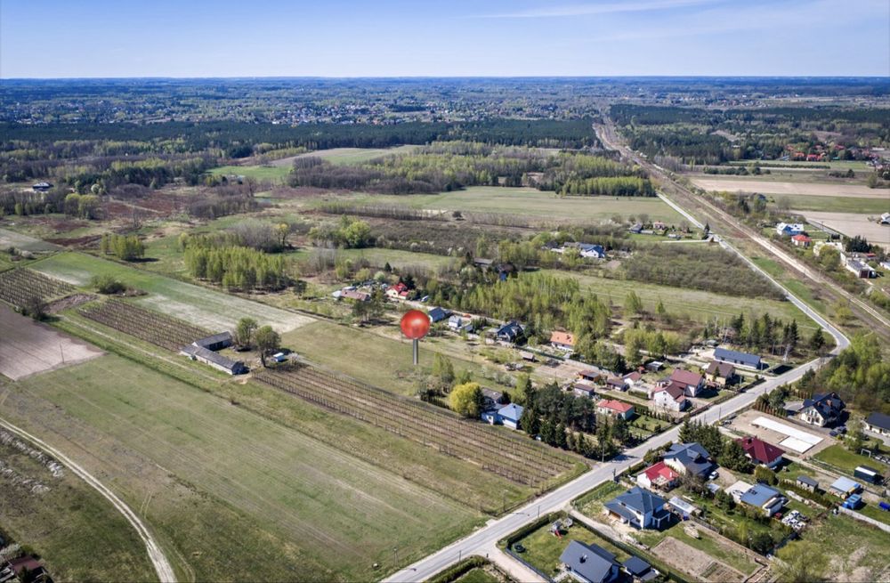 Piękna działka z WZ, 400m od PKP Czarny Las gm. Góra Kalwaria - Widok 6