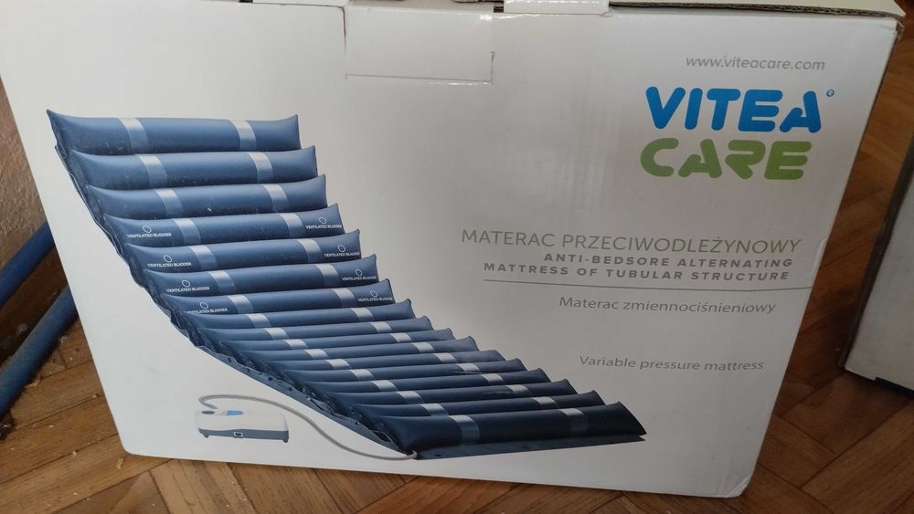 Materac przeciwodleżynowy, zmienno-ciśnieniowy. Vitea Care