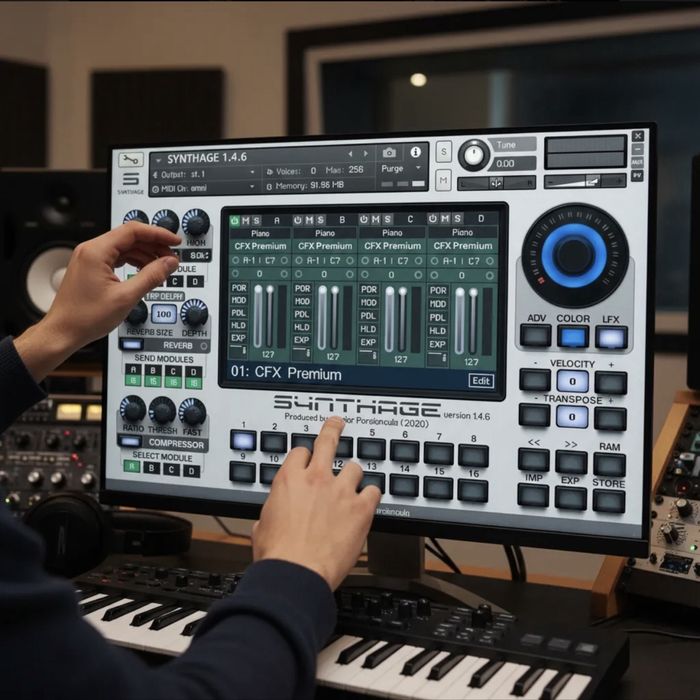 Livraria de Samples kontakt Synthage 1.4.6