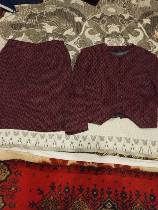 Костюм жіночий елегантний теплий (піджак + спідниця)