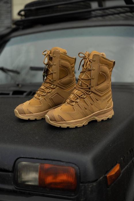 Новинка‼️Берці трекінгові Salomon Quest 4D Forces High Gore-Tex® Койот