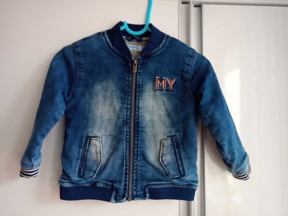 Kurtka Mayoral chłopięca jeansowa soft rozmiar 86