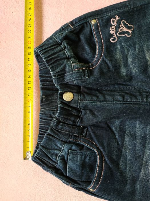 Spodnie zimowe ocieplane polarem, 98/104