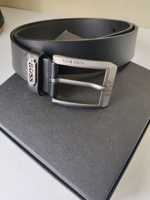 Pasek męski Hugo boss nowy, skóra naturalna