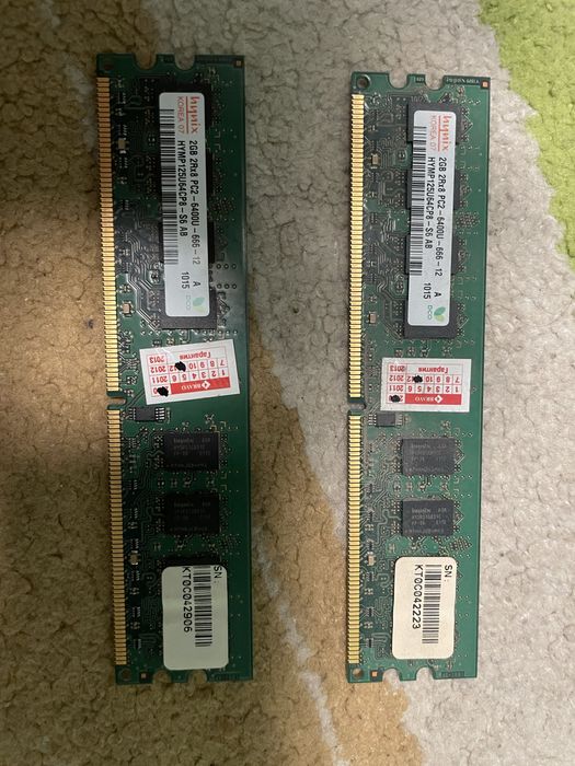 Продам оперативна памʼять DDR2 2gb (2 планки