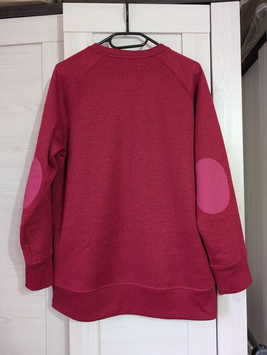 Burgundowa bluza, polar Quechua