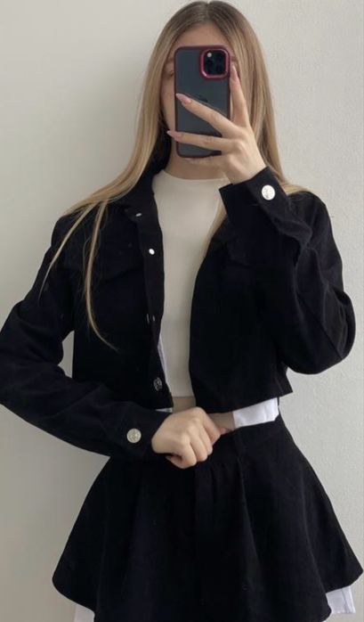 Костюм пиджак + юбка-шорты