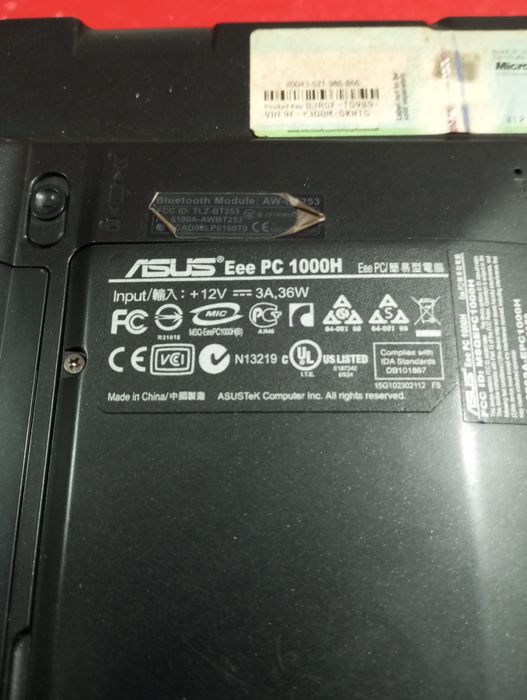 Portátil ASUS 1000H