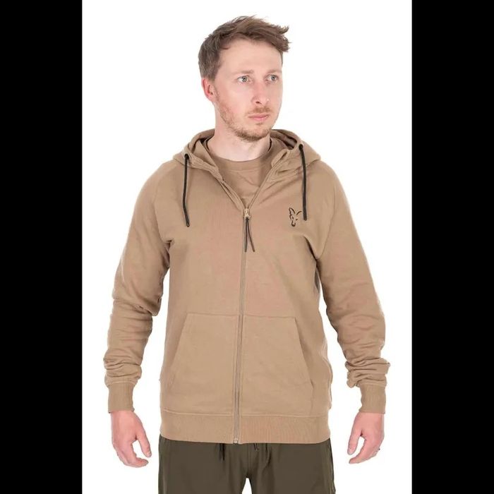 Fox Collection LW Zip Hoody Tan Ltd r. XXL bluza