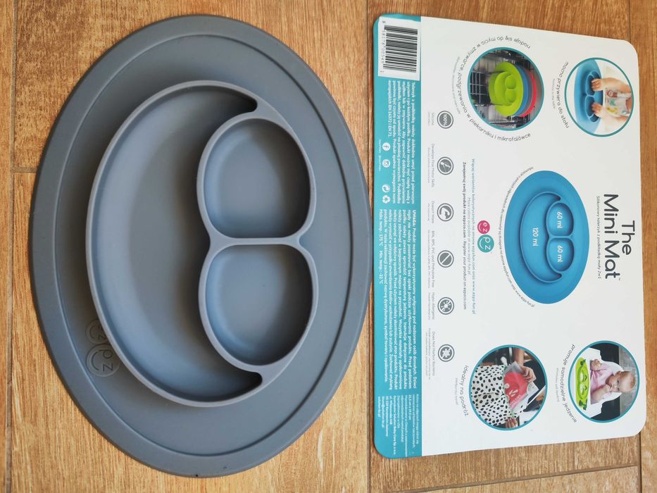 Mini Mat EZPZ oryginalna, talerzyk silikonowy dla dzieci