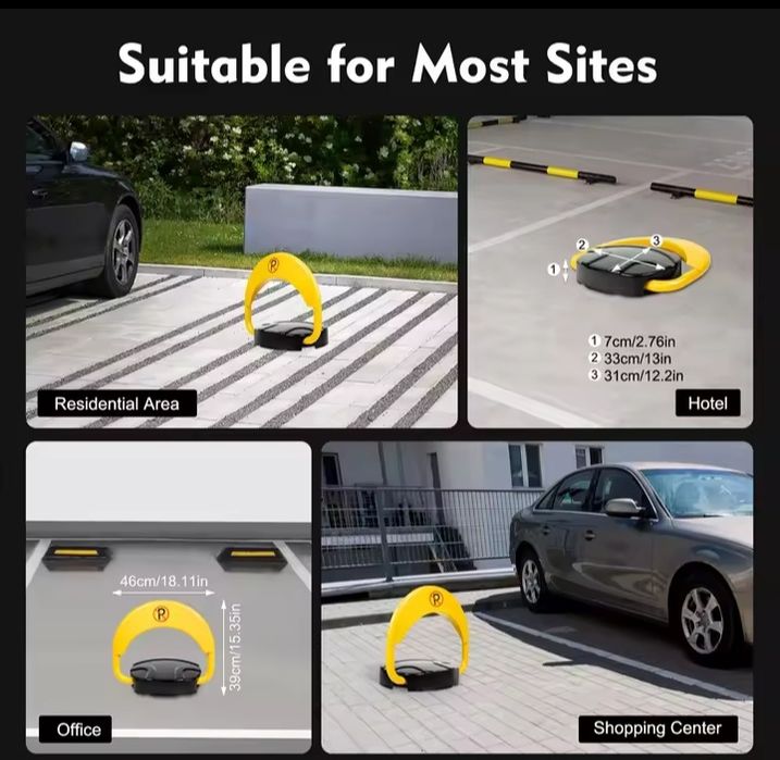 Bloqueador de Estacionamento c/ Controlo Remoto