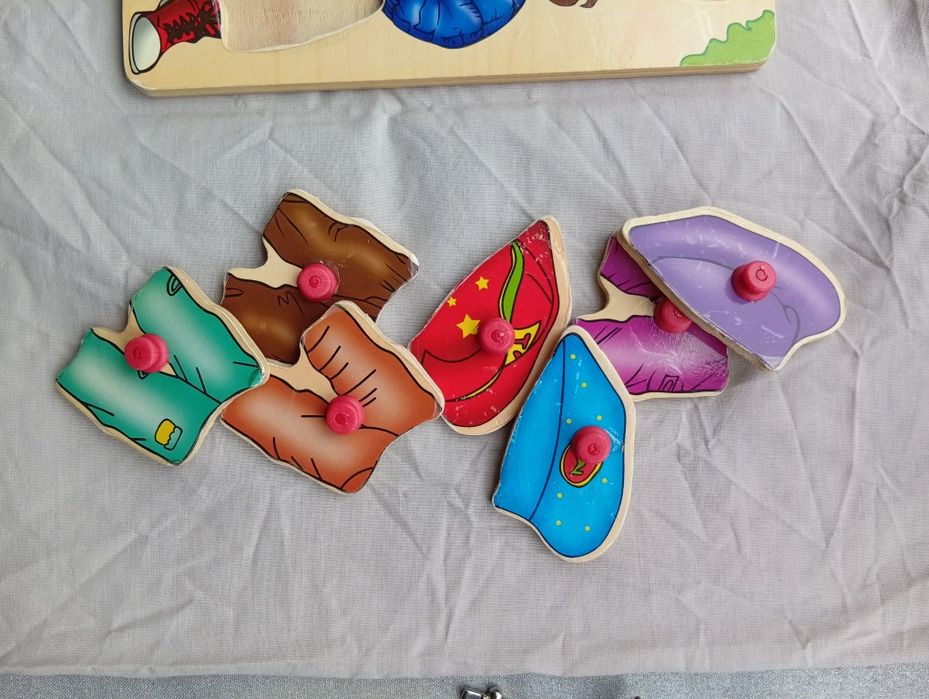 Puzzle encaixar roupa