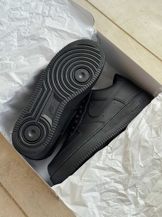 Мужские кроссовки Nike Air Force 1 "Classic Black" 40-45