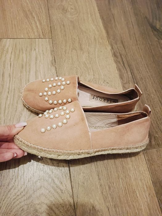 Buty damskie Uteroüe Espadryle Skóra Naturalna