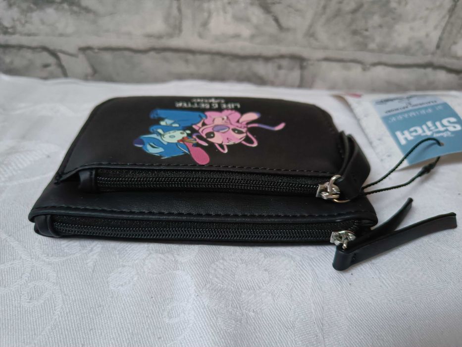 Portfelik ze skóry ekologicznej Disney Stitch PRIMARK