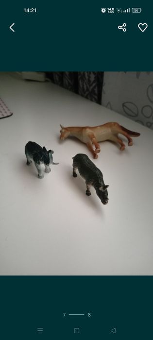 Cena za całość małe zwierzęta słoń nosorożec koń