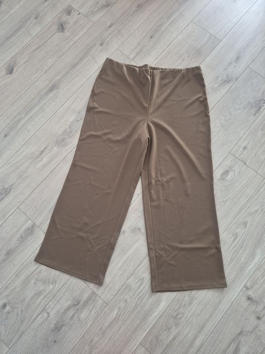 Szerokie spodnie brązowe XXL 52-54 H&M