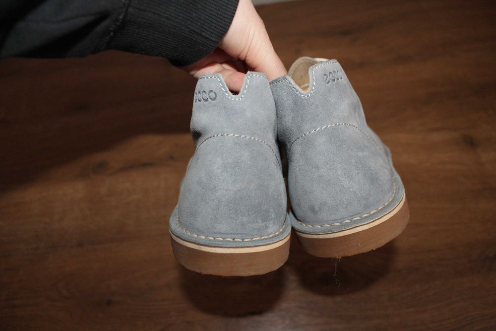 Замшеві черевики Ecco 39 розмір