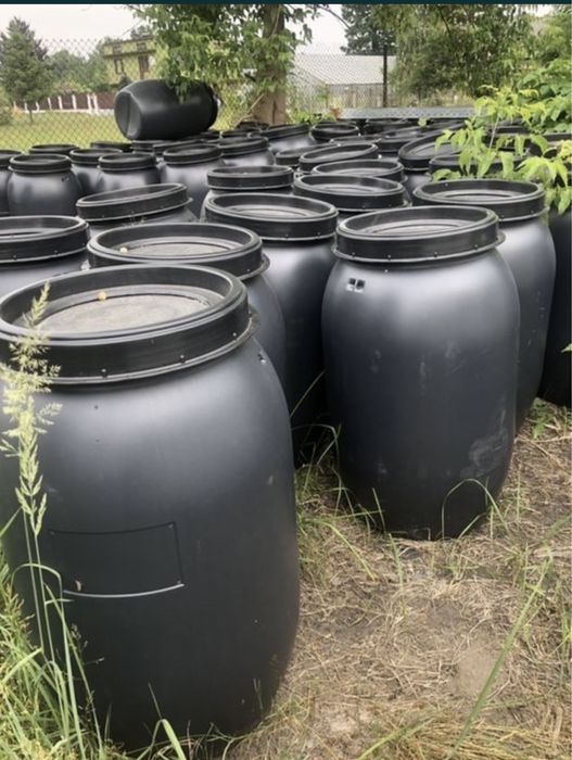 Beczki nowe 220l  na pasze, wode, paliwo, deszczówke, nawóz