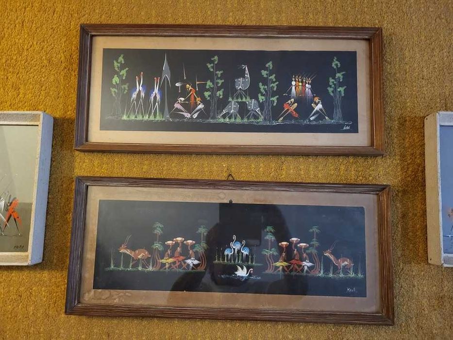 Coleção de 23 Quadros Batik