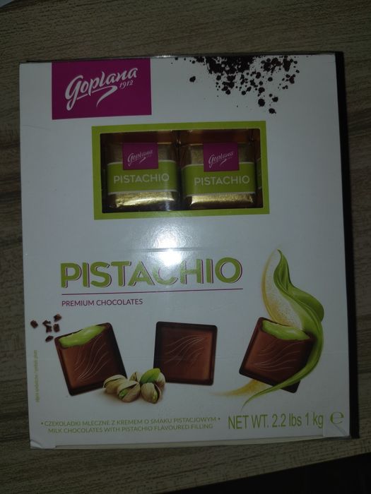 GOPLANA PISTACHIO Premium Chocolates 1kg
