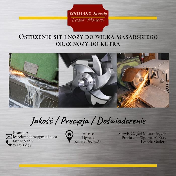 Noże do kutrów masarskich