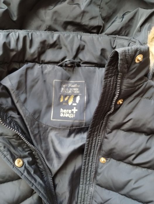 Kurtka zimowa puchowa C&A dla dziewczynki 152