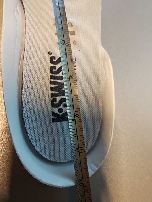 Nowe buty sneakersy skórzane K-SWISS, 45, KS112O051-A11