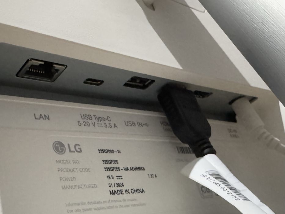 Monitor inteligente 4K UHD de 32"