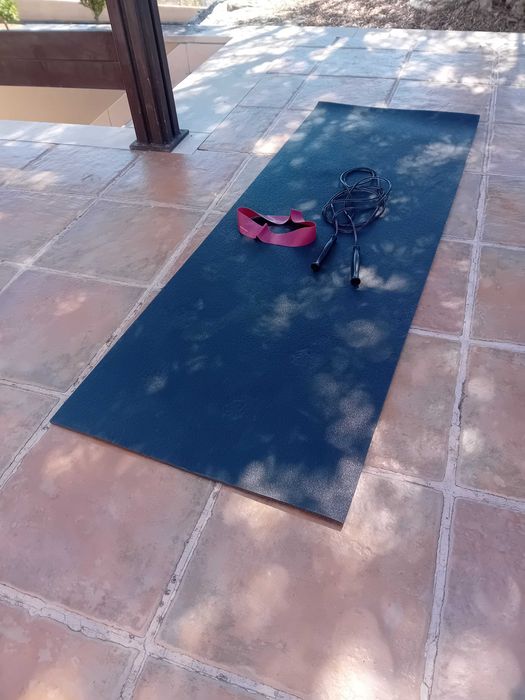 Pack Iniciante Fitness – Banda elástica, Colchão, Ab Wheel e Corda
