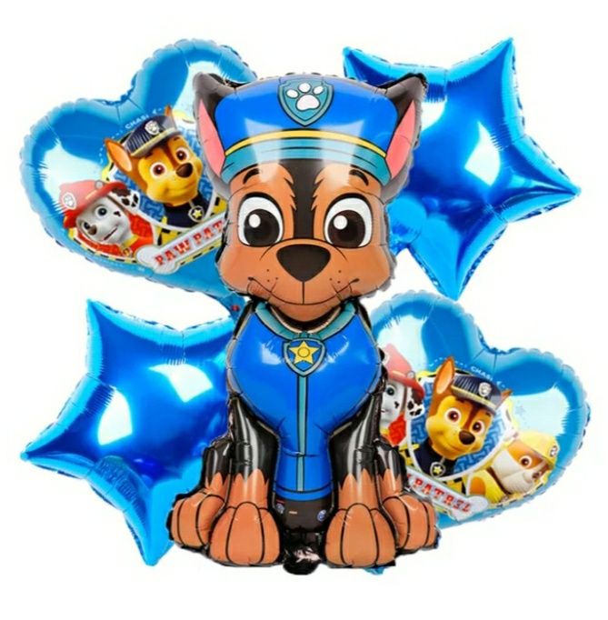 Zestaw 17 balonów Psi Patrol