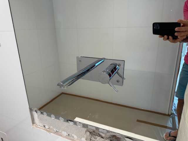 Torneira de encastrar em parede Sanindusa x2 unidades