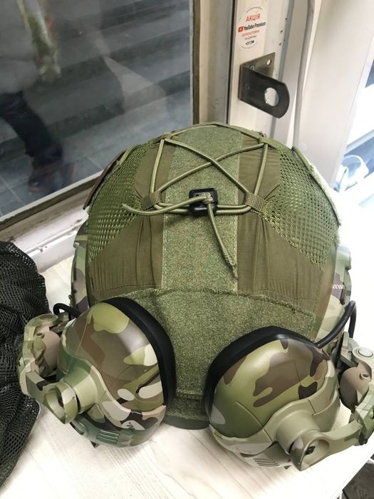 Каска,шолом війсковий Германия с  навушниками