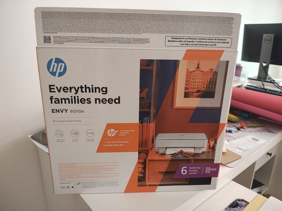 Impressora HP Envy 6010e – Sem tinta