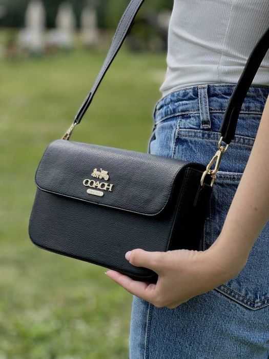 Жіноча сумка сумка Coach чорного кольору