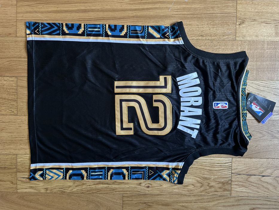 Nowy czarny Jersey Ja Morrant Grizzles NBA 12