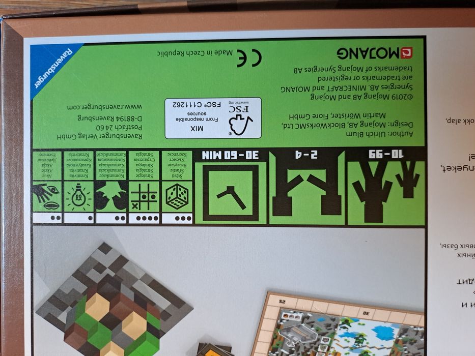 Minecraft planszowka NOWA