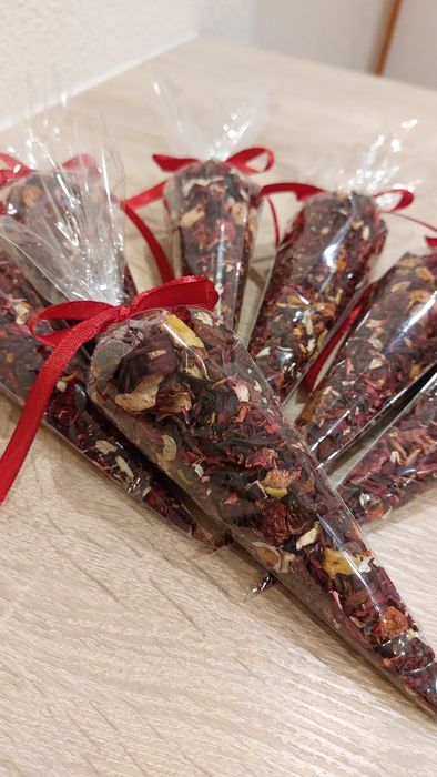 Herbata podziękowanie upominek na ślub, chrzest