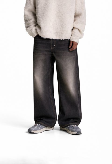 Широкі Джинси BERSHKA Skater Fit Оригінал Нові Широкие Джинсы Мужские