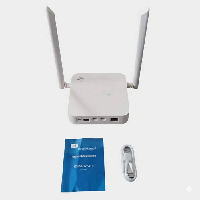 4G модем на 2 sim-карти, wifi-роутер, WLAN, USB Type-C