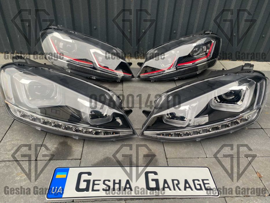 Наявність комплект фар Volkswagen Golf 7 гольф full led halogen DRL