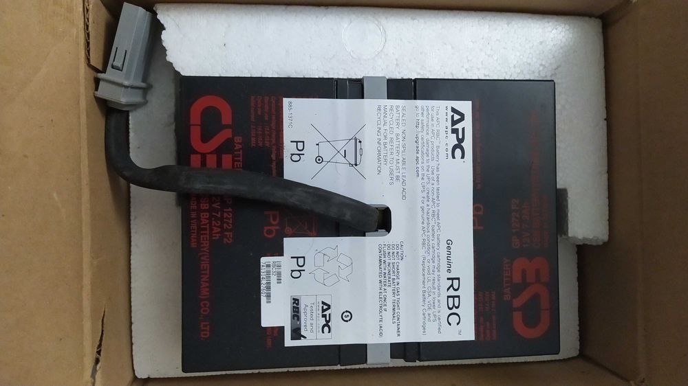 Bateria APC Back UPS RS 1500 – RBC33 NOVO