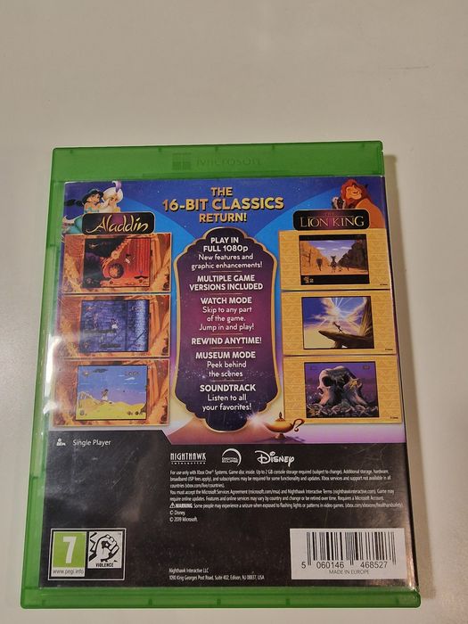 Aladdin and the lion king xbox one