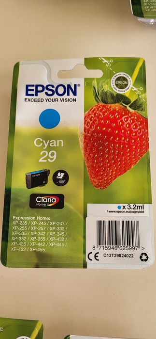 8 Cartuchos EPSON Selados - bom preço